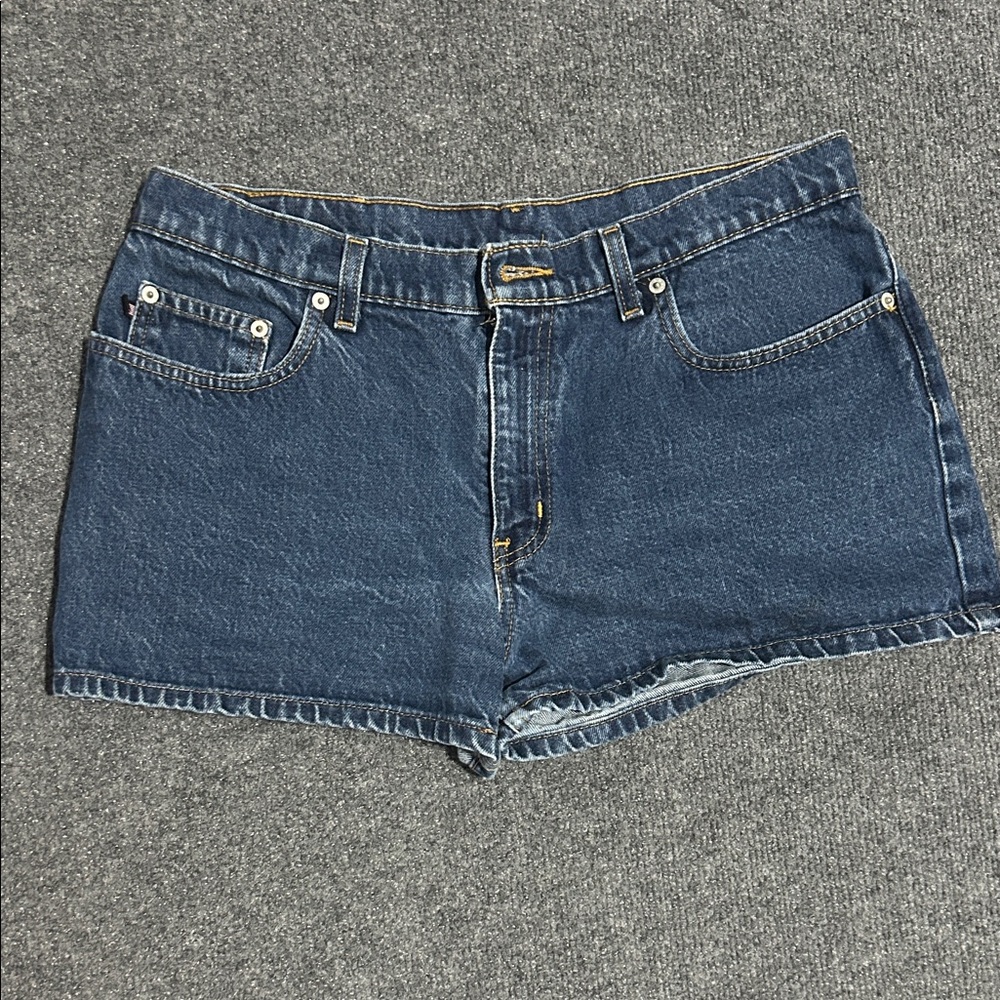 Dark Wash Denim Shorts